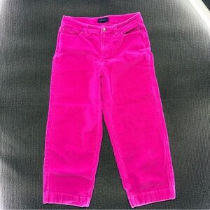 Charter Club Bright Hot Pink Corduroy Kids Pants